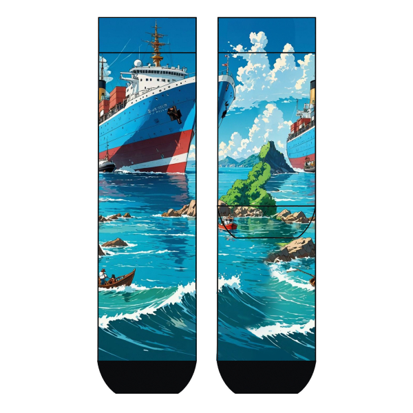 Cool 7 - Unisex One Size (41/46) - Print Socken - Runddruck Motiv: C5445